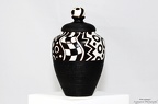 Dick Kelly B and W Vessel Cherry