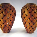 Carob Twin Vases
Pierced Basket Weave