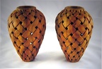 Carob Twin Vases
Pierced Basket Weave